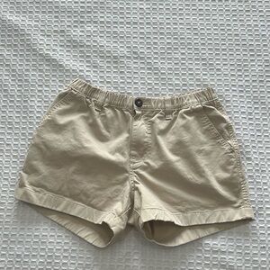 Chubbies khaki shorts. 4” size small